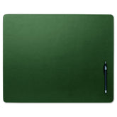 Dark Green Leather Conference Table Pad, 20 x 16